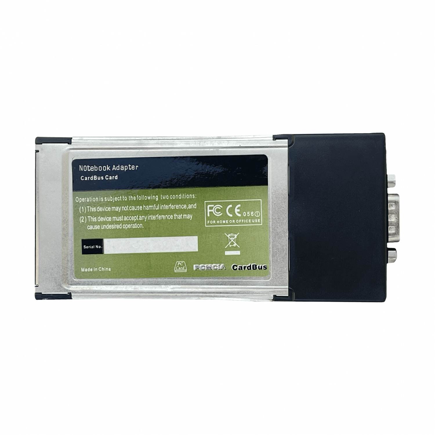 Tarjeta PCMCIA-Cardbus a Serial-RS232-DB9-M Legacy 1