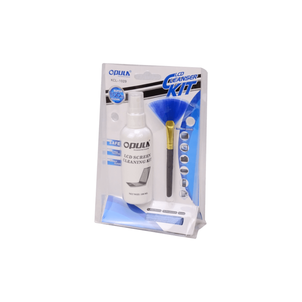 KIT Limpieza Pantalla LCD Antiestatica 100ml con Panio y Cepillo 2