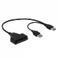 Adaptador SATA USB2.0 DiscoDuro Externo 2,5/3,5 req-12V - Miniatura 1