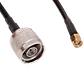Cable Coaxial 5m, RPSMA-Macho a N-Macho, LMR195, Negro - Miniatura 2