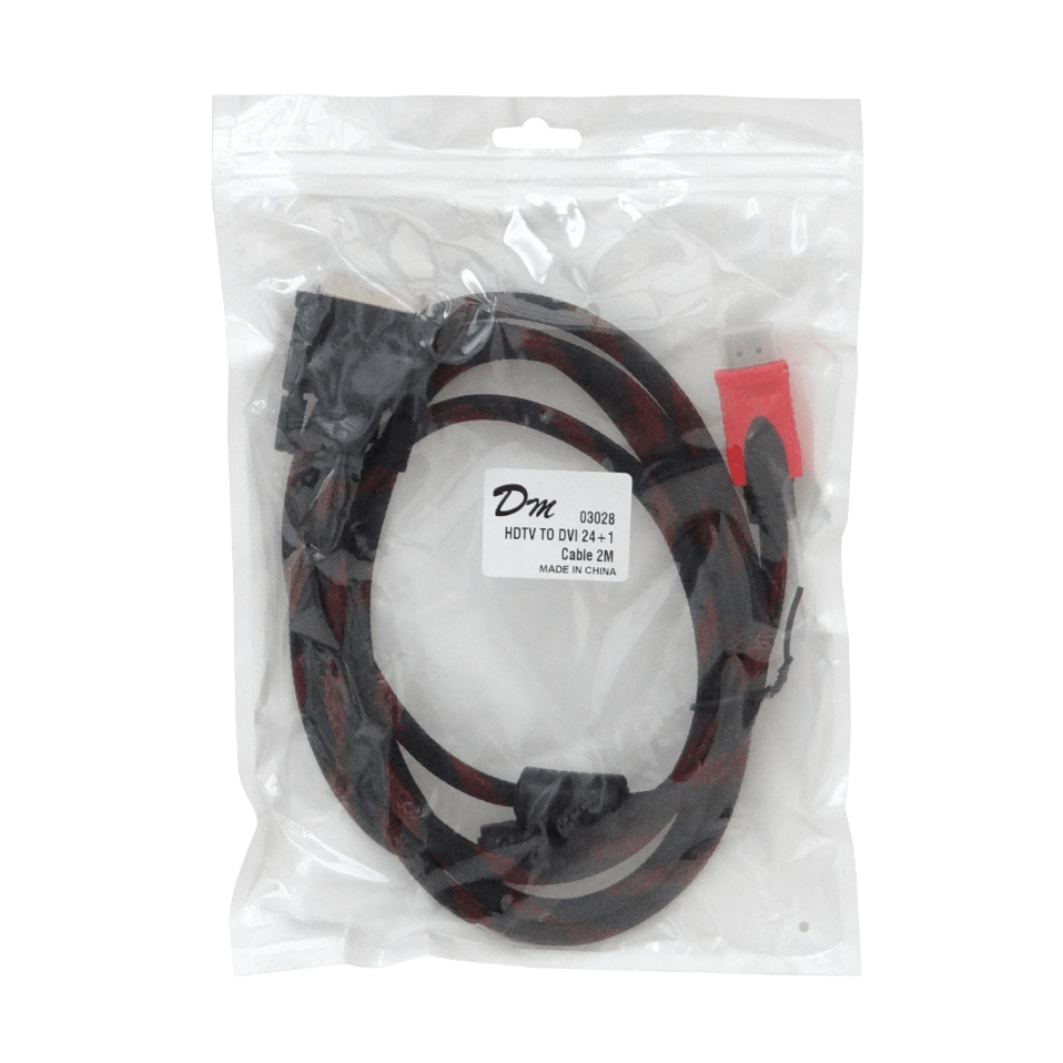Cable DVI-D Single Link Macho a HDMI Macho, 2 Metros, Negro 3