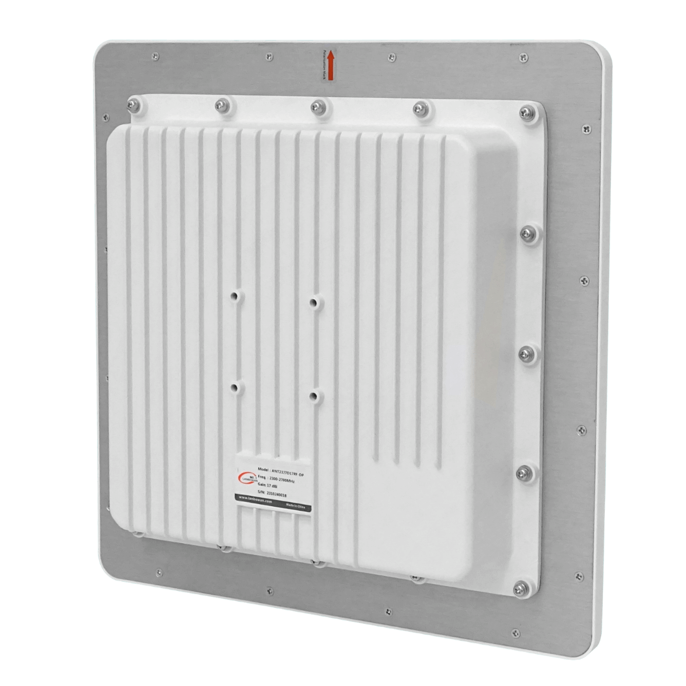 Antena Panel 17dBi 2,3-2,7GHz 2,4GHz 23x23º 2-RPSMA 32x32cm Exterior 5