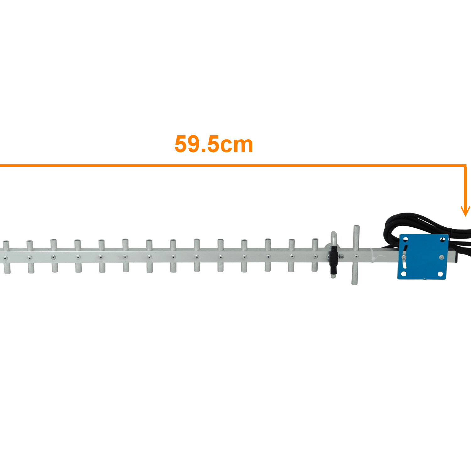 Antena Yagi 59cm 18dBi unidirecc 2,4GHz 2400-2500MHz RPSMA-M 190cm 5