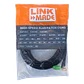Cable Patch LINKMADE Cat6 Negro LSZH 10 metros Inyectado Multifilar para Conexiones Extensas - Miniatura 1