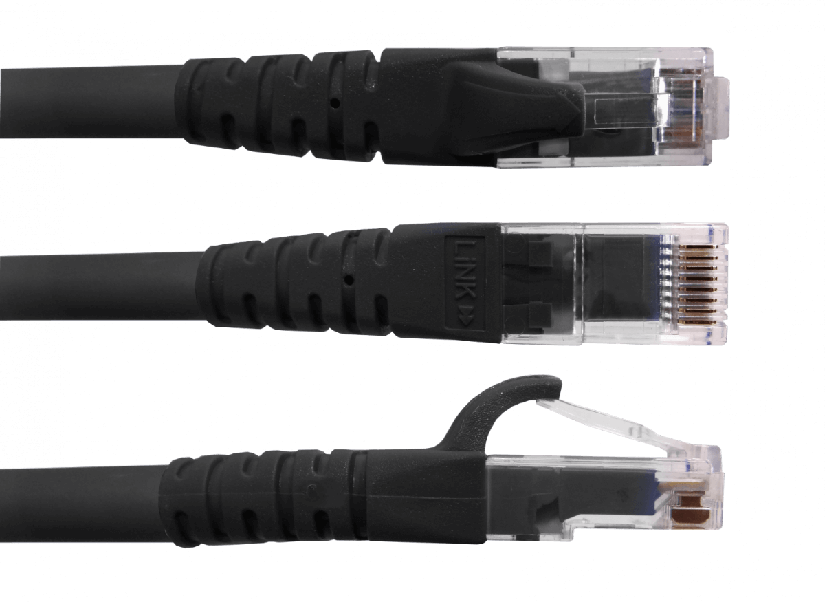 Cable Patch LINKMADE Cat6 20mt Negro LSZH Inyectado 1