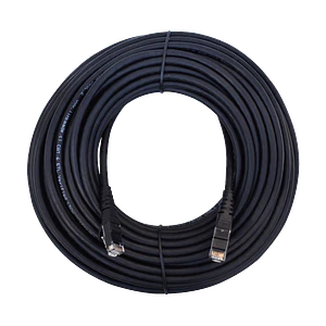 Cable Patch LINKMADE Cat6 20mt Negro LSZH Inyectado