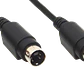 Cable S-VIDEO 1m,  Mini-DIN 4 pines macho-macho (negro) - Miniatura 1