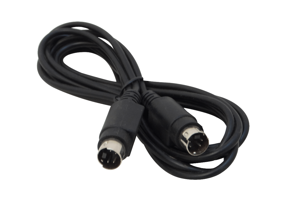 Cable S-VIDEO 1m,  Mini-DIN 4 pines macho-macho (negro) 2