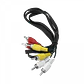 Cable Audio Video 3 RCA Macho a 3 RCA Macho, 1.5 Metros - Miniatura 1