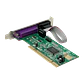 Tarjeta Adaptadora PCI de 2 Puertos Seriales DB9 UART 16550 RS232 y un Puerto Paralelo LPT - Miniatura 1