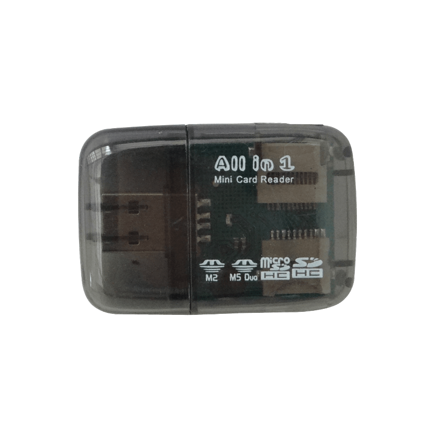 Lector de Memorias LSD-USB USB 2.0 Todo-en-1, SD, MicroSD, CF, MS, MMC, M2, MS-Duo, 480Mbps 1