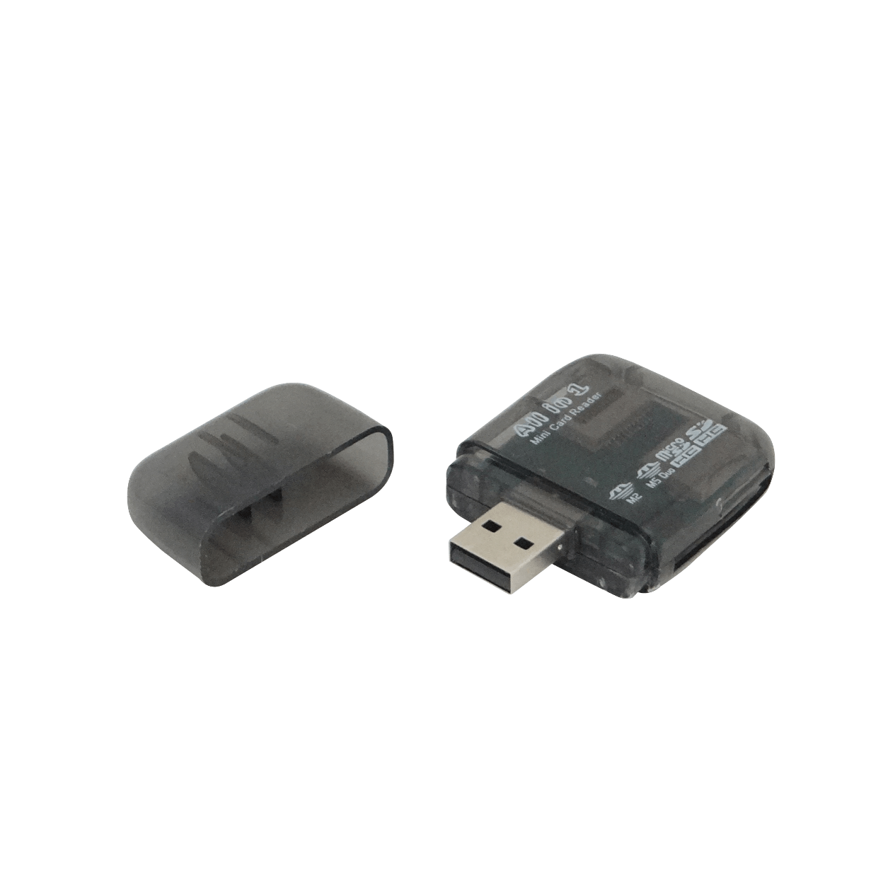 Lector de Memorias LSD-USB USB 2.0 Todo-en-1, SD, MicroSD, CF, MS, MMC, M2, MS-Duo, 480Mbps 2