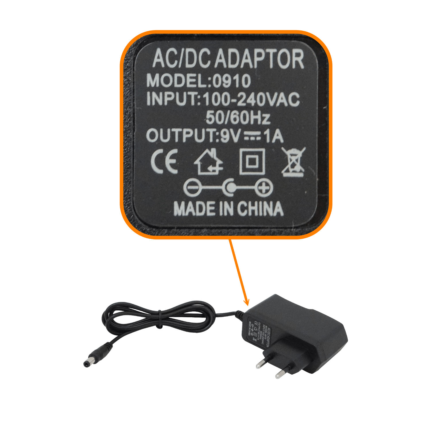 Splitter VGA VGA-2502, 2 Salidas Hembra, 1 Entrada Macho, 250MHz, con Fuente 9V 2