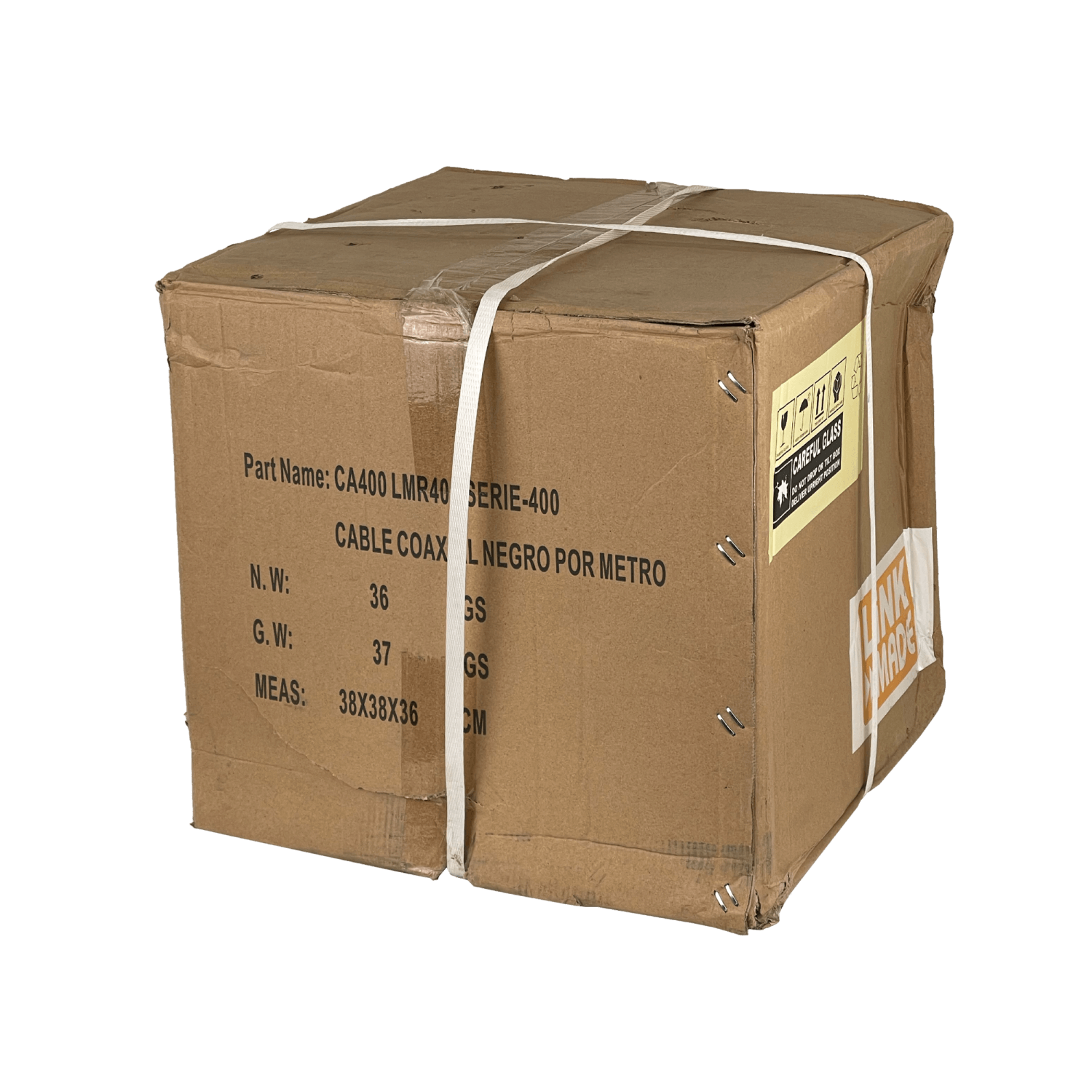 CA400 LMR400 Negro Serie-400 Cable Coaxial por Metro (Carrete-305mts) 1