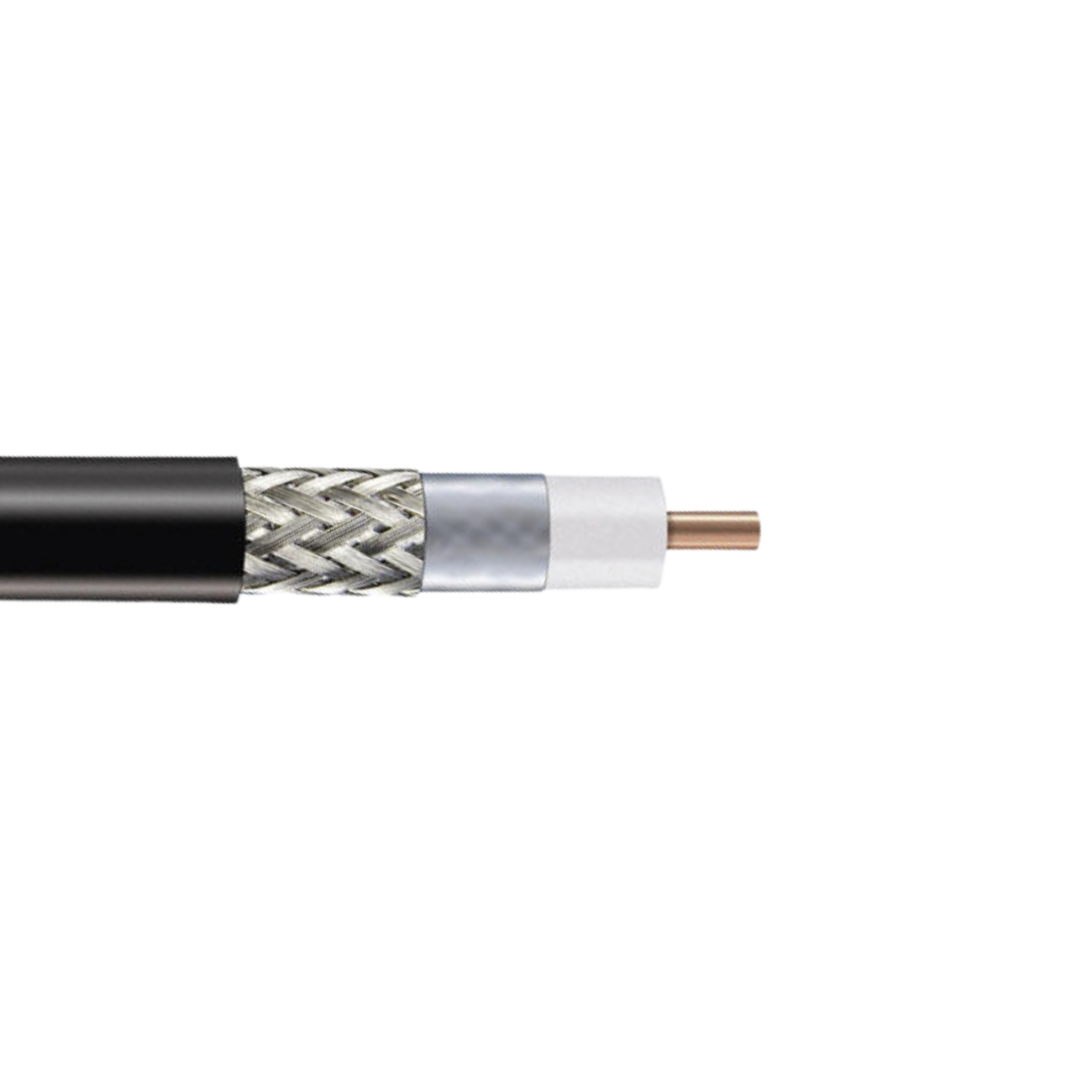CA400 LMR400 Negro Serie-400 Cable Coaxial por Metro (Carrete-305mts) 2