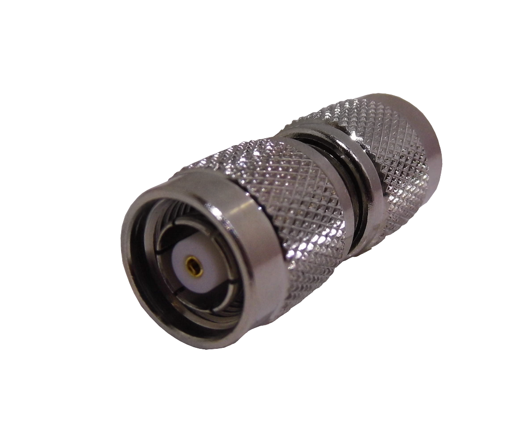 Adaptador Copla Coaxial RPTNC Macho a RPTNC Macho 1