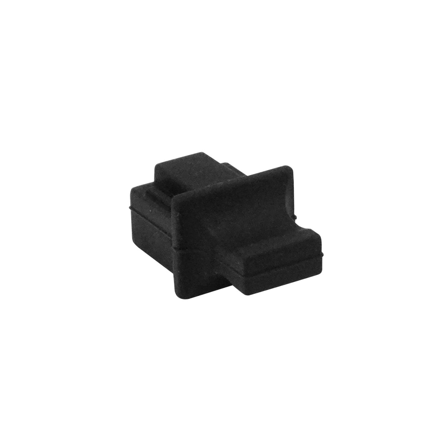 10-unids Tapa para Keystone RJ45 Negra Plastica 2