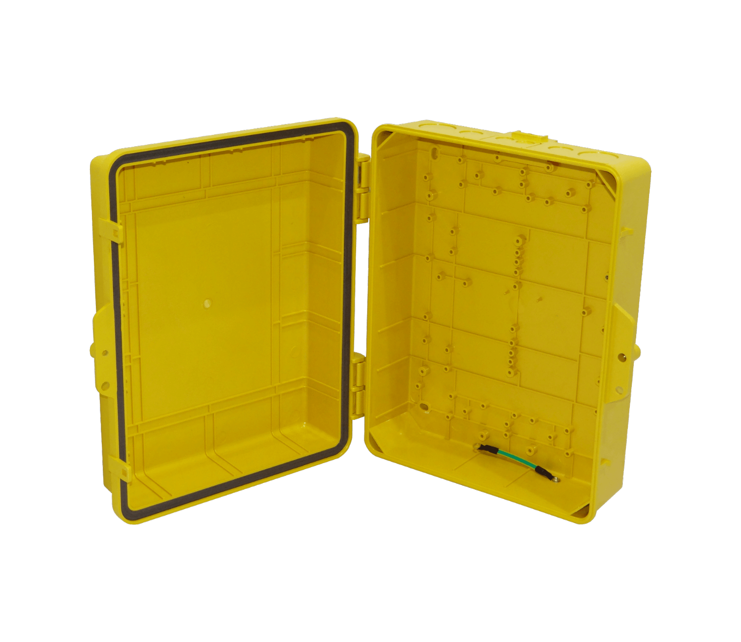 Caja Exterior ALTELIX NP141105Y Amarilla 355x280x127mm IP55 NEMA3 PC+ABS 2