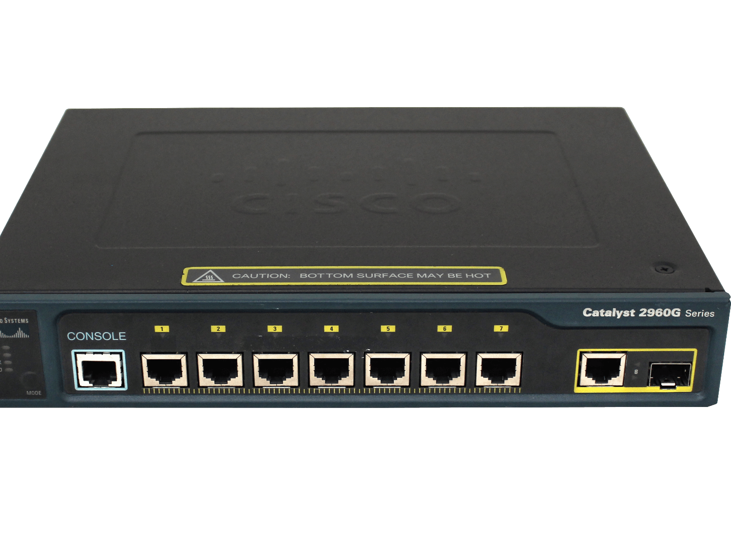 CISCO REFACCIONADO 7-1000 1-SFP-Combo RS232-RJ45 Catalyst Switch 8p 4