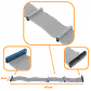 Cable IDE 47cm 4 Conectores Dual Ribbon 80 Pin Legacy - Miniatura 1