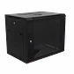 45cm-Fondo 9U Gabinete Rack Pared Negro inc-M6-2U - Miniatura 1