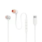 Audifono intraaural JBL Tune 310C USB, sonido JBL Pure Bass, USB-C, 3 botones, micrófono, Blanco  - Miniatura 7