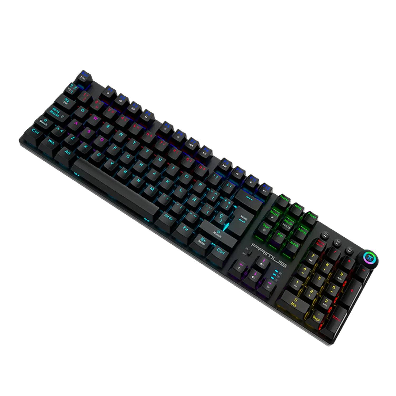 Teclado Gamer Mecanico Inalambrico Primus Ballista92T, Switches Primus Red Lineal, USB 2.0, 2.4 GHz 1