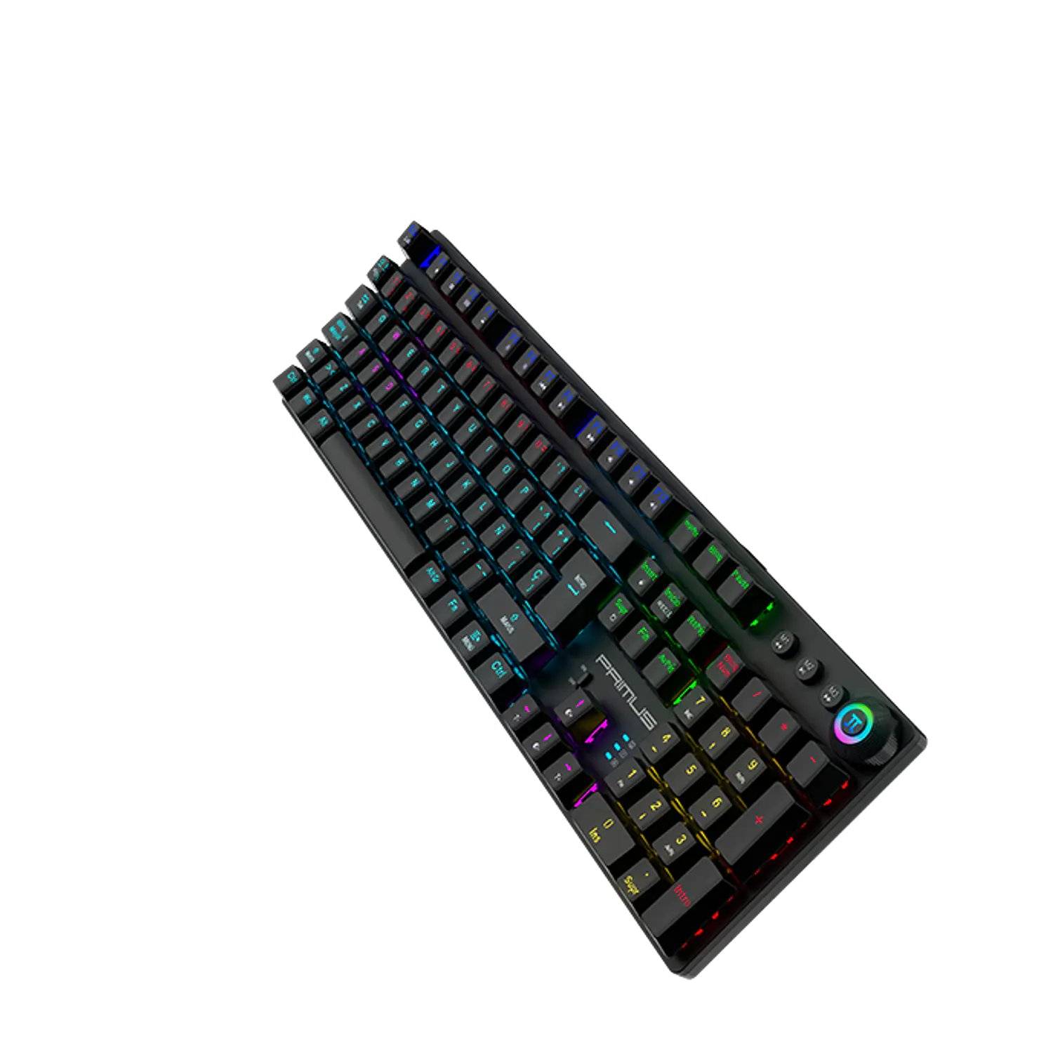 Teclado Gamer Mecanico Inalambrico Primus Ballista92T, Switches Primus Red Lineal, USB 2.0, 2.4 GHz 4