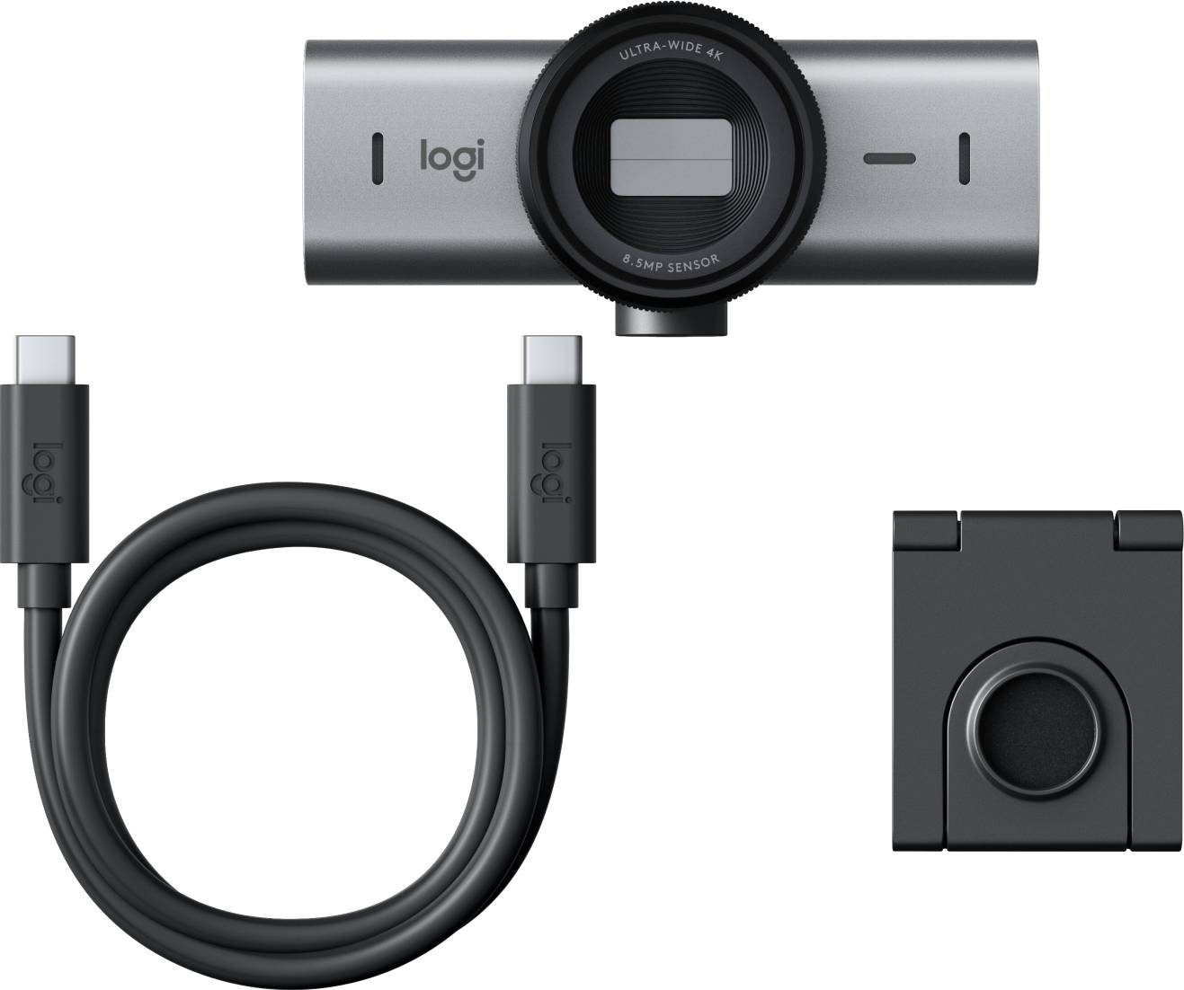 Cámara Web Logitech MX BRIO, Ultra HD, 4K, Color Grafito 6