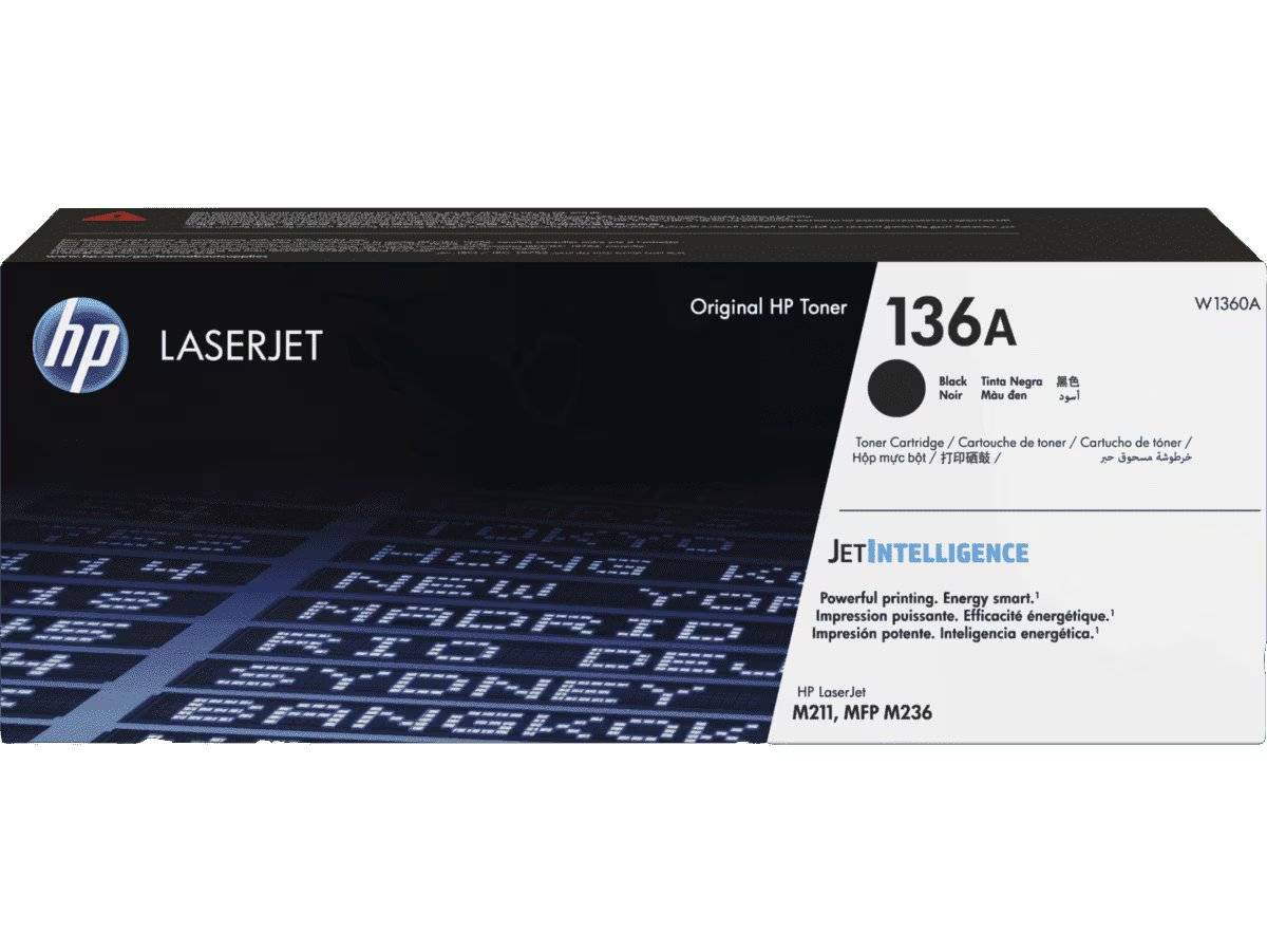 Cartucho de Tóner HP 136A Negro LaserJet Original 1