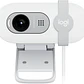 Cámara web Logitech Brio 100 Full HD, tapa de privacidad y micrófono integrado, Blanco Crudo  - Miniatura 3