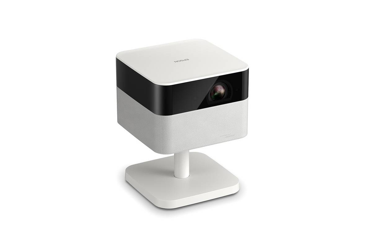 Proyector Smart Portatil Epson Lifestudio Flex EF-71, 700 Lumenes, Full HD, Google TV 2