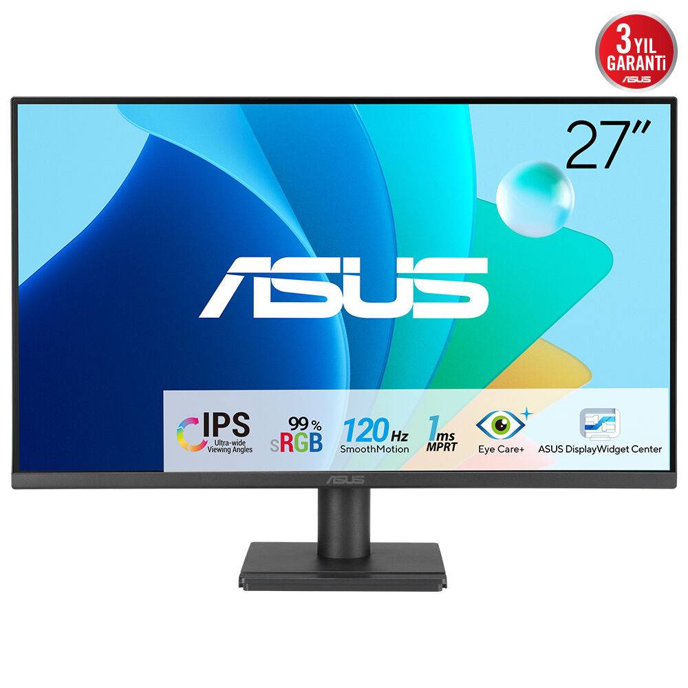 Monitor Plano ASUS VA279HG 27 Full HD IPS 120Hz 1ms HDMI VGA 2