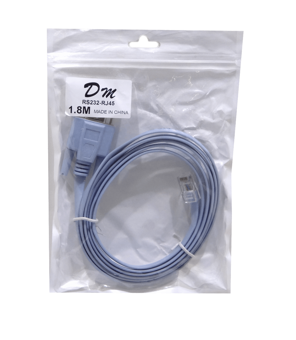 Cable RJ45-Macho DB9-Hembra DE-09/H p/Puerto RS232 Console Switch 1,8m 2