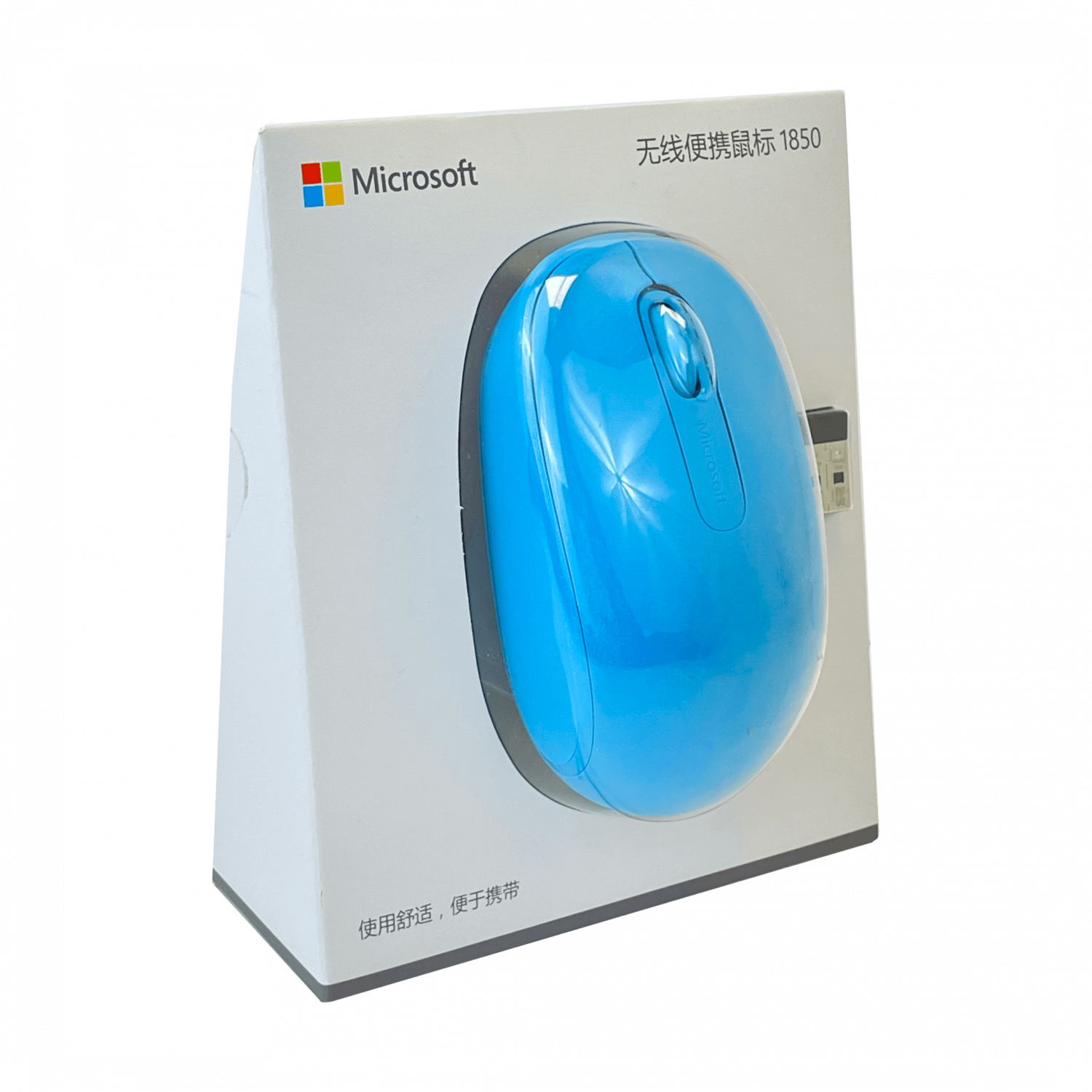 Mouse Celeste USB-AM inalambrico 2,4GHz req/1-AA Cyan-Blue 1