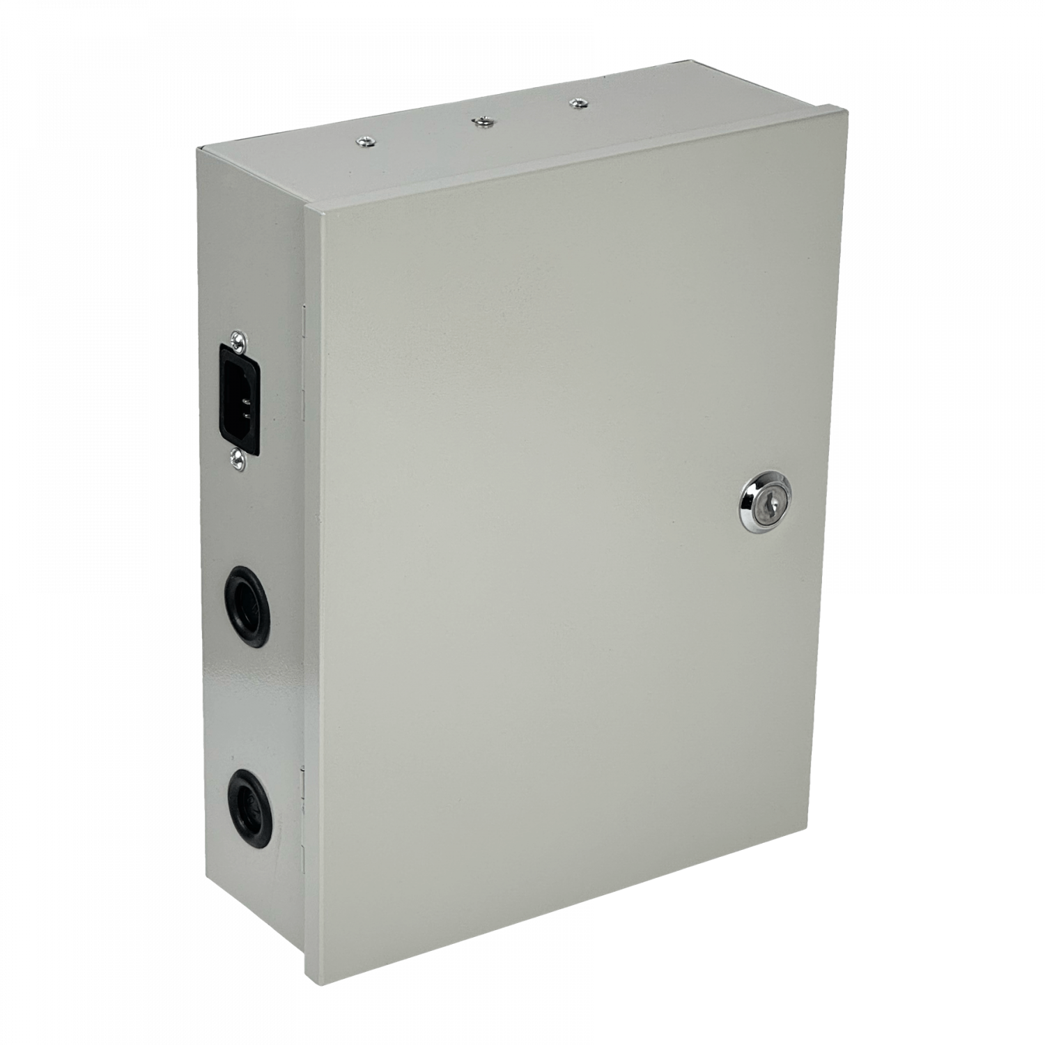 Fuente CCTV 12V 3A 9 Salidas con Gabinete Metálico y Llave 5