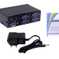 Splitter VGA 1 Entrada Hembra a 4 Salidas Hembra, 1920x1440, con Fuente 9V - Miniatura 1
