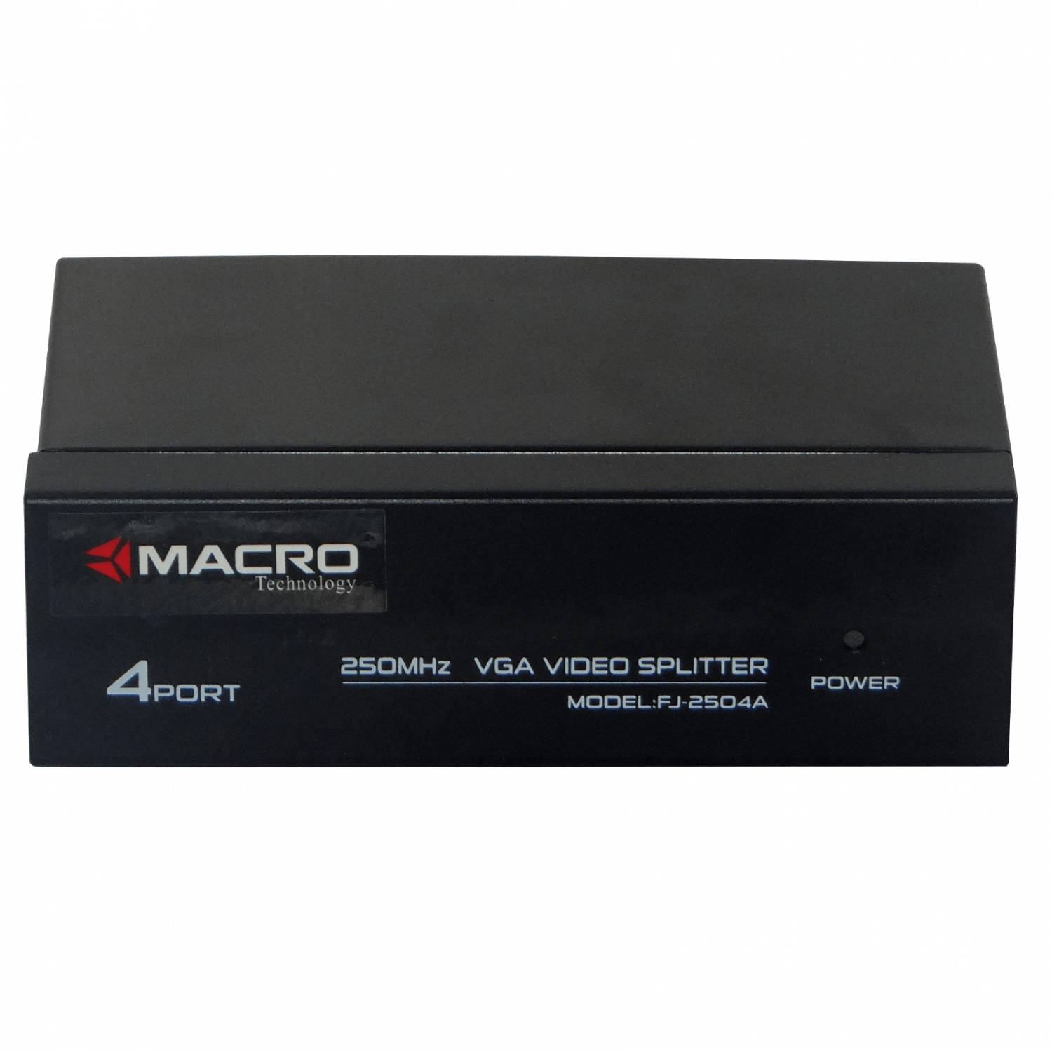 Splitter VGA 1 Entrada Hembra a 4 Salidas Hembra, 1920x1440, con Fuente 9V 4