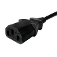 1,5mt MAGIC-Macho-2200-10A C13-Hembra Cable Poder Negro 3x1mm2 10A - Miniatura 1