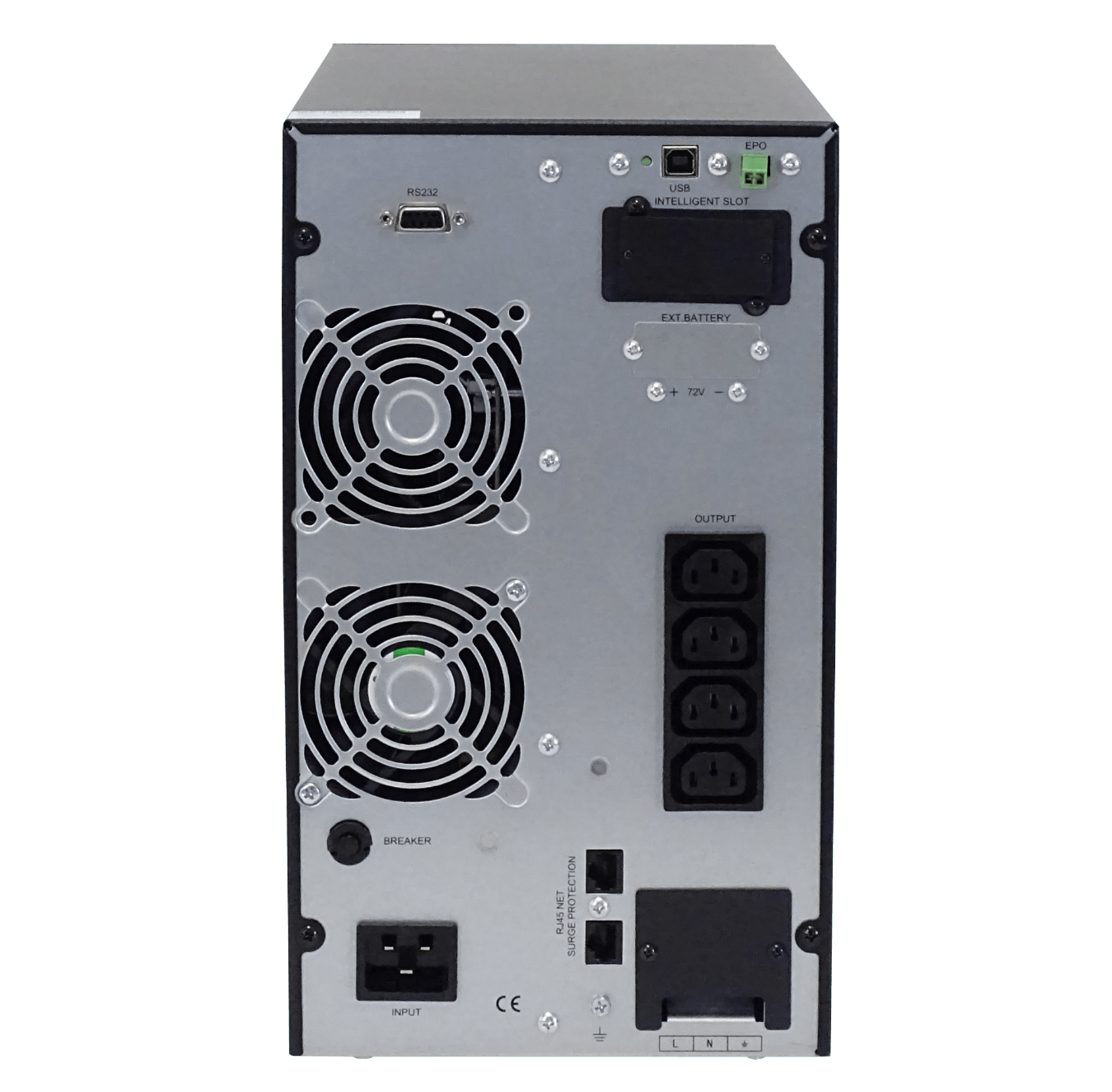 ENERSAFE 390WH 6x9AH 3KVA 2700W 0/4ms DB9 Expandi-72V UPS Torre Online 1