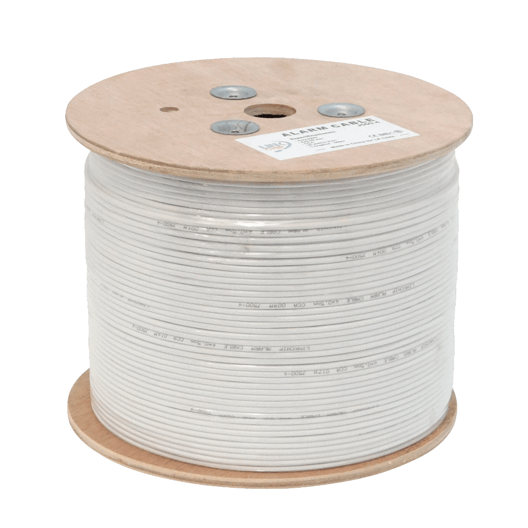 Cable Telefónico 500m, 4C, 24AWG, 2 Pares, Redondo, Aleación CCA 2