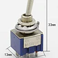 Interruptor MTS-202 6-Pin 2-Posiciones ON-ON 250V 3A DPDT Celeste - Miniatura 4