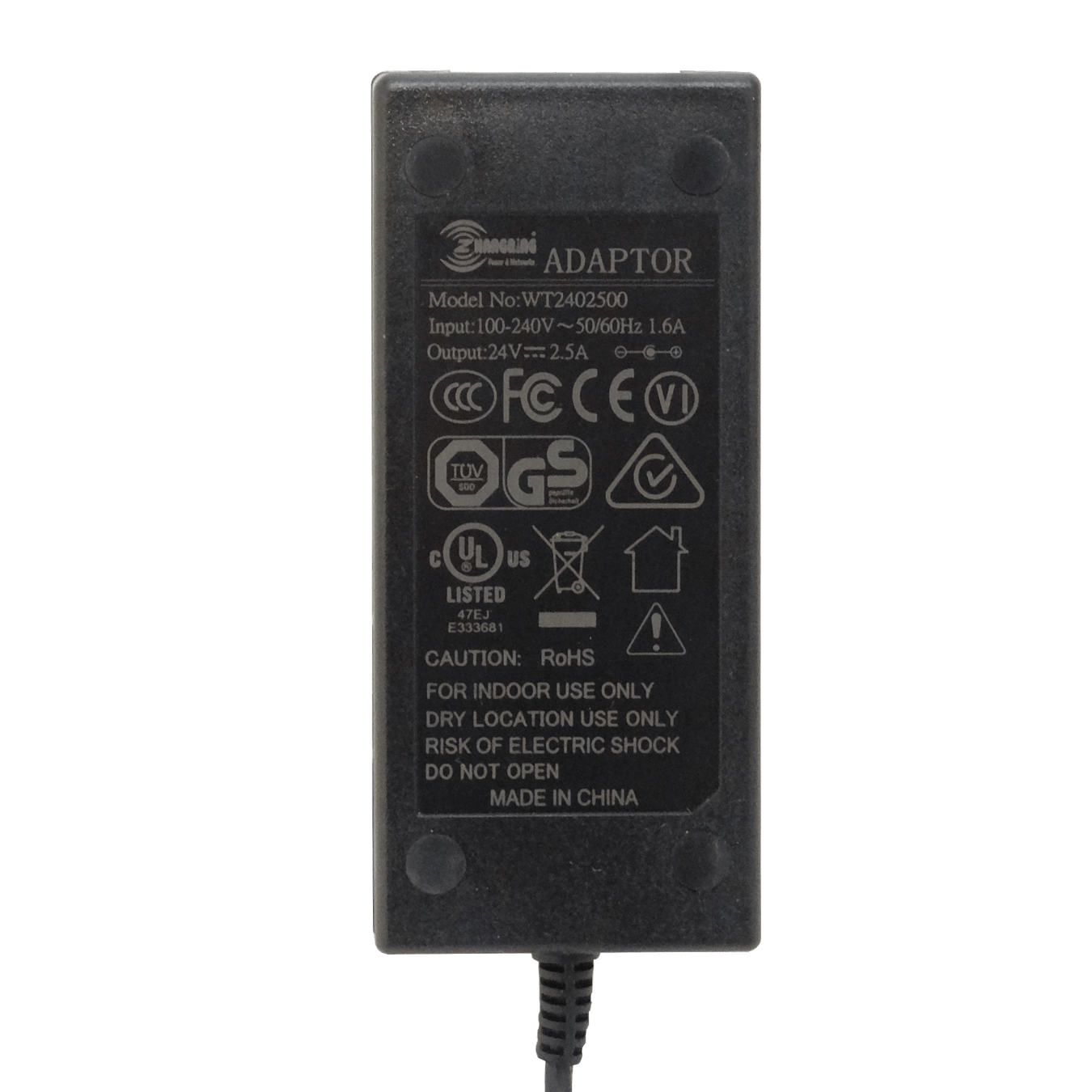 Fuente MikroTik 24HPOW 24VDC 2.5A Plug 5.5x2.1mm req-Cable-C13 2