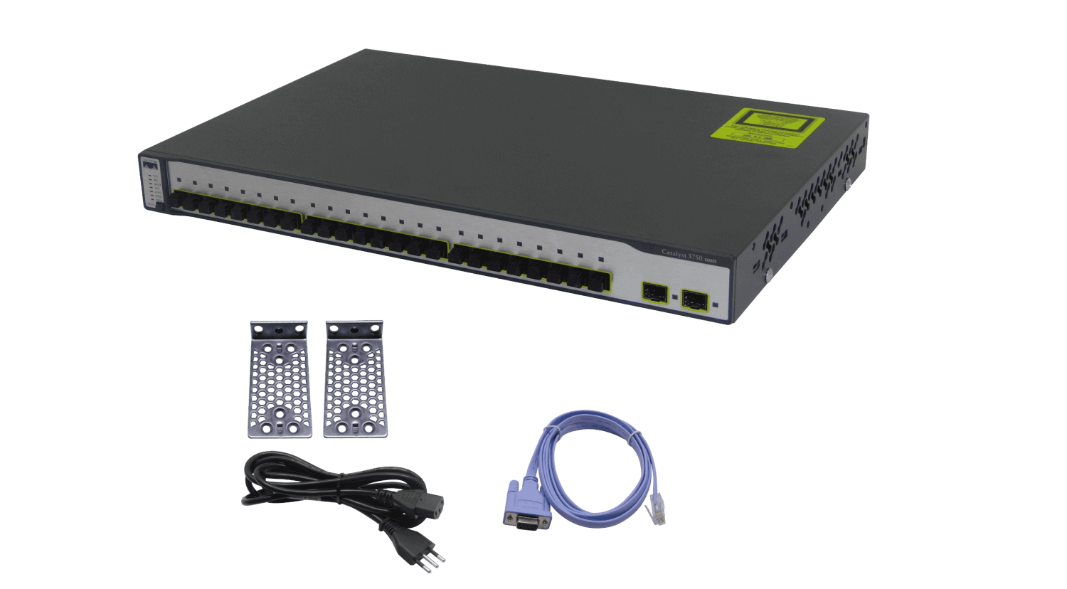 CISCO REFACC 24-MTRJ-100-Fibra 2-SFP-1000 2-Stack Console Switch Admin 3