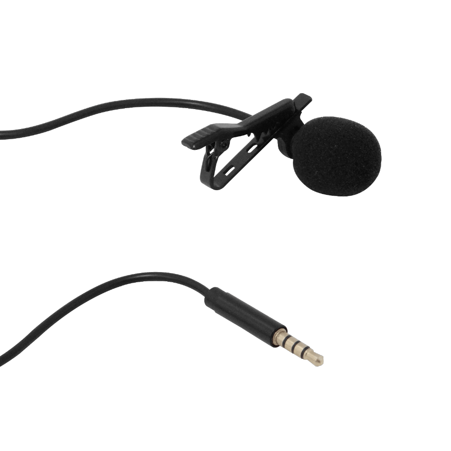 Microfono c/Pinza p/Camisa Polera Ropa 3,5mm-Macho Cable Pasivo GL-119 2