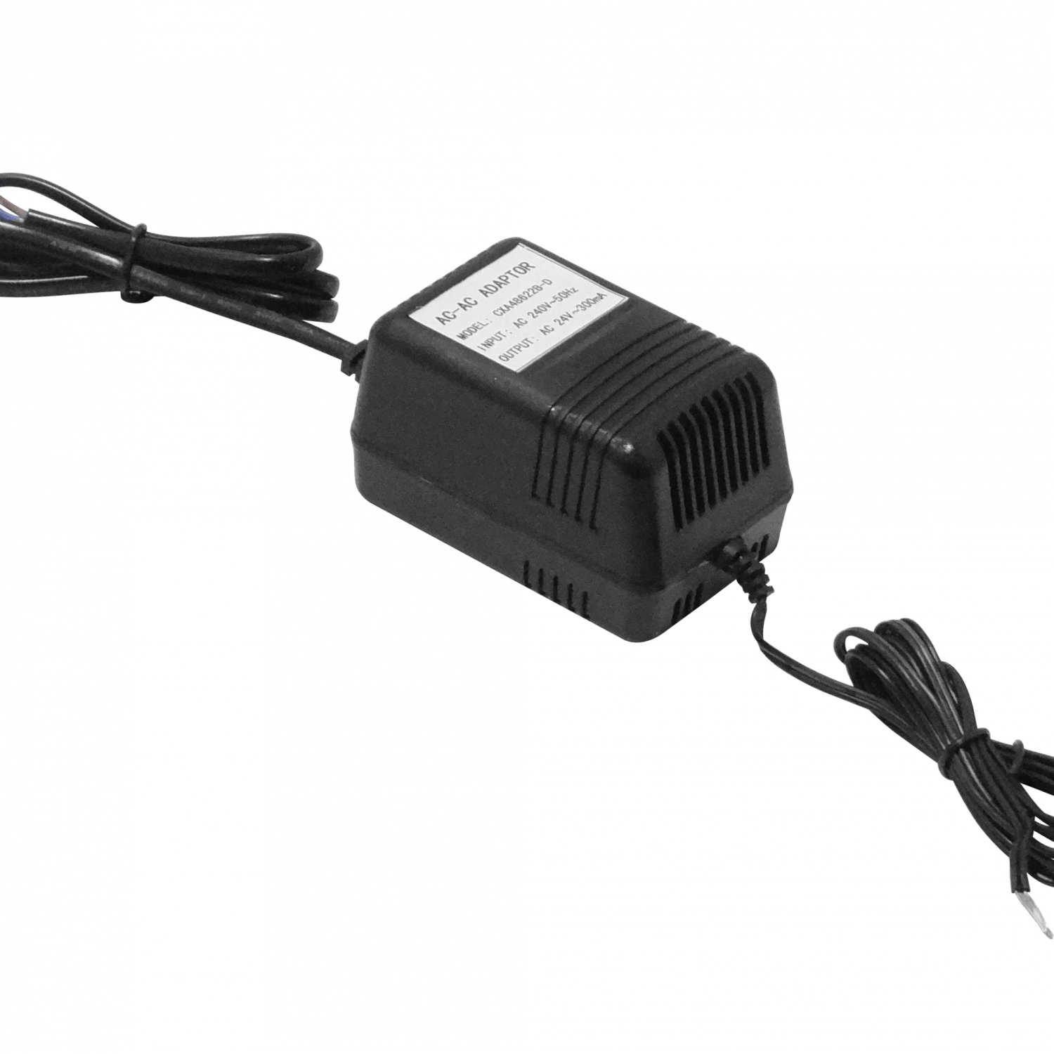 Fuente de Poder 24VAC 0.3A 7.2W, Bobina con Cables Sueltos, Trafo 300mA 1