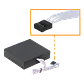 Lector Grabador Interno para PC, SD MMC MS CF MD XD TF, USB-A Interno - Miniatura 2