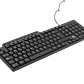 XTECH Teclado QWERTY USB Cable-120cm Negro 41x13x2cm XTK-160S - Miniatura 4