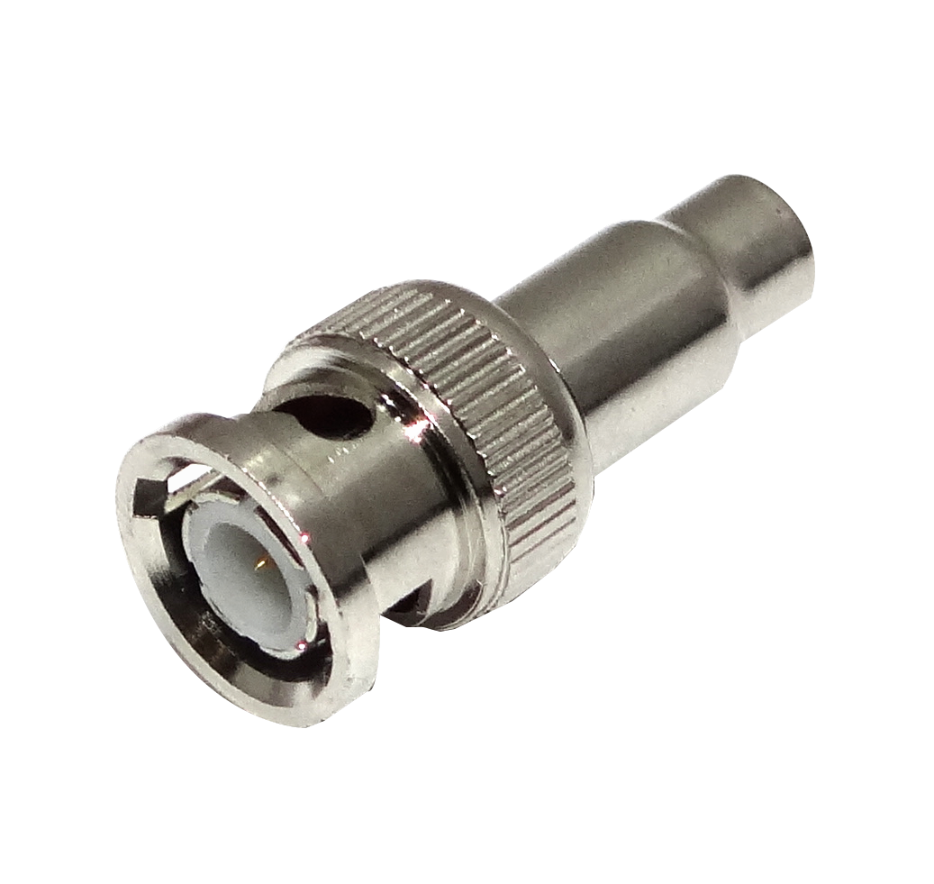 Conector BNC Macho Crimpeable 75 OHM para Cable RG59 (10 unidades) 4