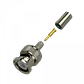 Conector BNC Macho BM2C para RG58/LMR195, crimpeable, níquel/pin dorado - Miniatura 2